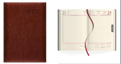 Opakowanie Kalendarz 2022 Dzienny A5 2022 Brąz SK2-1