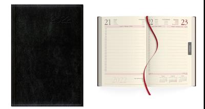 Opakowanie Kalendarz 2022 Dzienny A5 2022 Czarny Sk2-1