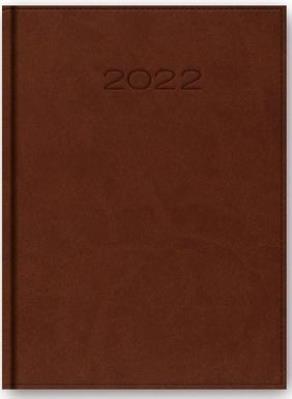Opakowanie Kalendarz 2022 Dzienny A5 Vivella Brązowy 21DR-01