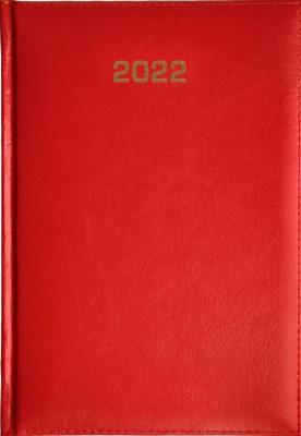 Opakowanie Kalendarz 2022 Dzienny A5 Vivella czerwony