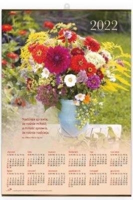 Opakowanie Kalendarz 2022 Plakatowy Średni Bukiet