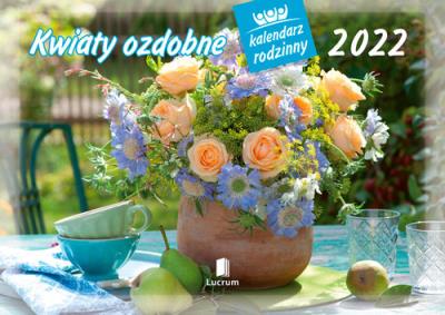 Kalendarz 2022 Rodzinny Kwiaty ozdobne WL2. Wydawca: Lucrum. SmakLiter.pl Opakowanie Kalendarz 2022 Rodzinny Kwiaty ozdobne WL2