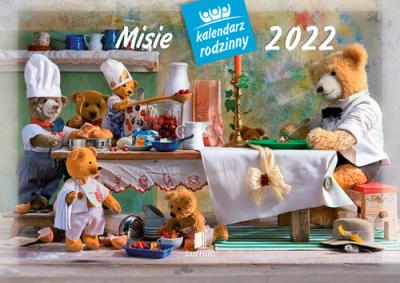Kalendarz 2022 Rodzinny Misie WL6. Wydawca: Lucrum. SmakLiter.pl Opakowanie Kalendarz 2022 Rodzinny Misie WL6