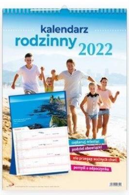 Opakowanie Kalendarz 2022 Ścienny Rodzinny