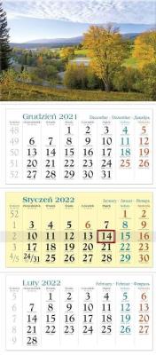 Kalendarz 2022 Trójdzielny Jesień KT9. Wydawca: Lucrum. SmakLiter.pl Opakowanie Kalendarz 2022 Trójdzielny Jesień KT9