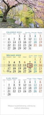 Kalendarz 2022 Trójdzielny Park KT5. Wydawca: Lucrum. SmakLiter.pl Opakowanie Kalendarz 2022 Trójdzielny Park KT5