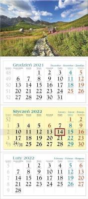 Kalendarz 2022 Trójdzielny Tatry KT1. Autor: x. SmakLiter.pl Okładka książki Kalendarz 2022 Trójdzielny Tatry KT1