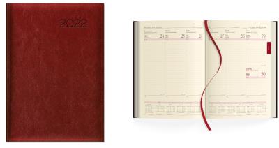 Opakowanie Kalendarz 2022 Tygodniowy A4 2022 Bordo SK0