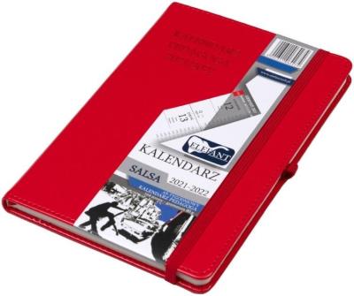 Opakowanie Kalendarz Pedag. 2021/2022 A5 Tyg. Salsa czerwony