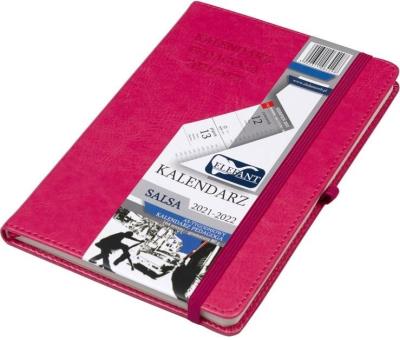 Opakowanie Kalendarz Pedag. 2021/2022 A5 Tyg. Salsa karmaz.