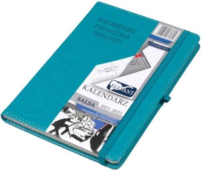 Opakowanie Kalendarz Pedag. 2021/2022 A5 Tyg. Salsa turkus