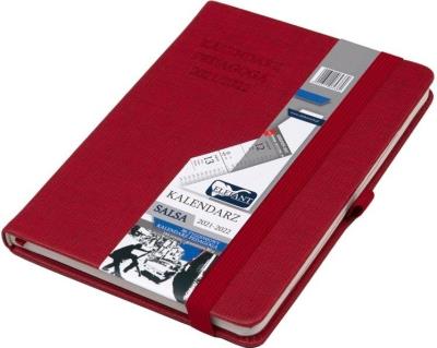 Opakowanie Kalendarz Pedag. 2021/2022 B6 Tyg. Salsa czerwony
