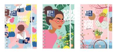 Opakowanie Kalendarz szkolny 2021-22 12x18 Pastel OXFORD