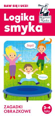 Okładka książki Kapitan Nauka. Logika smyka. Zagadki obrazkowe