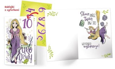 Opakowanie Karnet B6 DSK-022 Urodziny Zaplątani (w. cyf.)