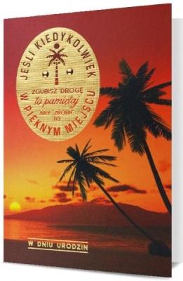 Opakowanie Karnet B6 Urodziny HM200-2303