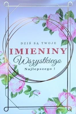 Opakowanie Karnet Imieniny 2K - 040