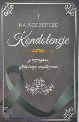 Opakowanie Karnet Kondolencje 2K - 048