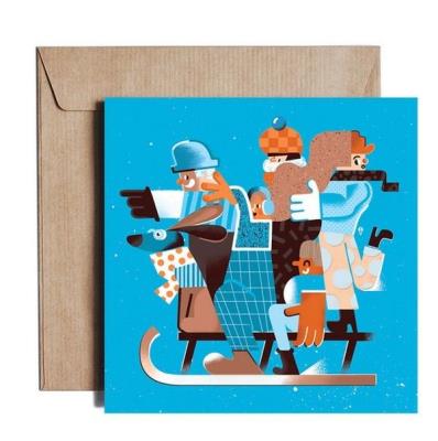 Opakowanie Karnet kw Heading for Christmas KB12