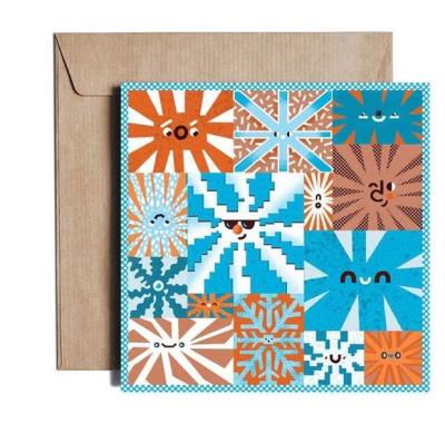 Opakowanie Karnet kw Let it snow KB11