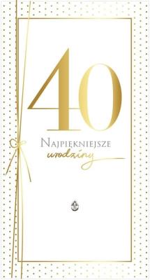 Opakowanie Karnet PM-193 Urodziny 40