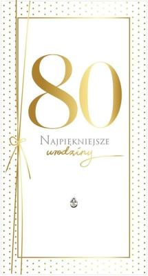 Opakowanie Karnet PM-197 Urodziny 80