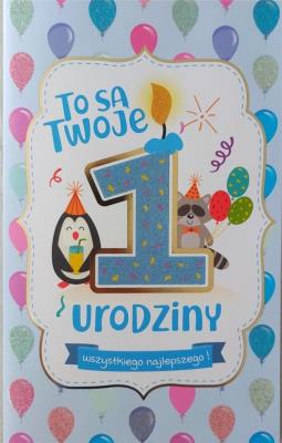 Opakowanie Karnet Roczek chłopiec 2K - 027