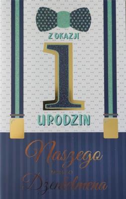 Opakowanie Karnet Roczek chłopiec 2K - 028