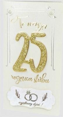 Opakowanie Karnet Rocznica 25 6K - 03