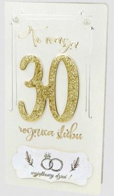Opakowanie Karnet Rocznica 30 6K - 04