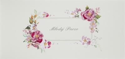 Karnet Ślub DL S39 - Młodej Parze. Wydawca: MAK. SmakLiter.pl Opakowanie Karnet Ślub DL S39 - Młodej Parze