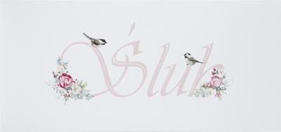 Karnet Ślub DL S44 - Ptaszki. Wydawca: MAK. SmakLiter.pl Opakowanie Karnet Ślub DL S44 - Ptaszki