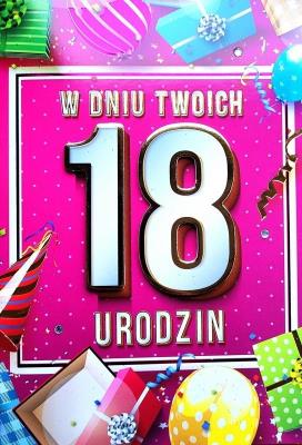 Opakowanie Karnet Urodziny 18 4K - 035