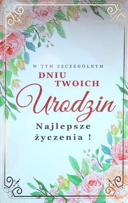 Opakowanie Karnet Urodziny 2K - 031