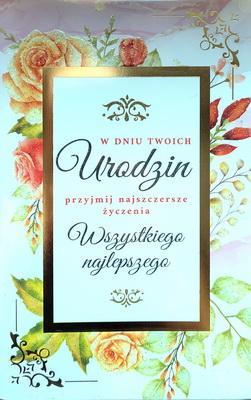 Opakowanie Karnet Urodziny 2K - 037