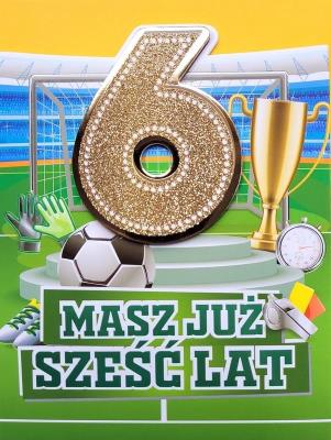 Opakowanie Karnet Urodziny 6 4K - 055