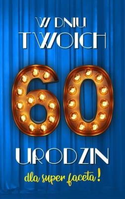Opakowanie Karnet Urodziny 60 męskie 2K - 023