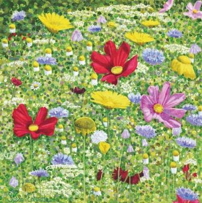 Opakowanie Karnet z kopertą Kwiaty na łące