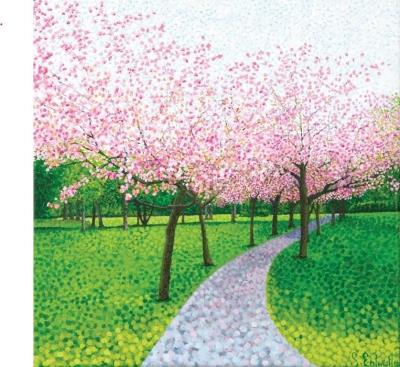 Opakowanie Karnet z kopertą Kwitnące wiśnie