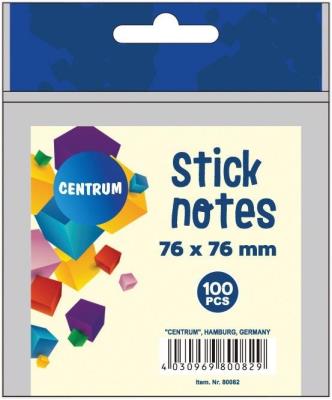 Opakowanie Karteczki samoprzylepne 76x76mm 100K. 80082