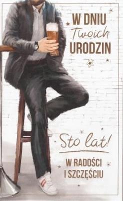 Opakowanie Kartka okolicznościowa Urodziny P01