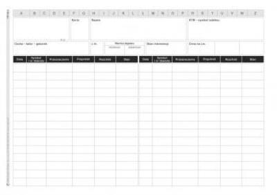 Kartoteka magazynowa 344-3. Wydawca: MICHALCZYK I PROKOP. SmakLiter.pl Opakowanie Kartoteka magazynowa 344-3