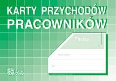 Opakowanie Karty przychodów pracowników K10