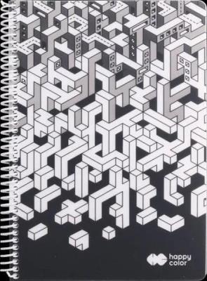 Opakowanie Kołobrulion A4/80K kratka PP Just 4 HAPPY COLOR