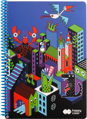 Opakowanie Kołonotatnik A4/80K kratka Me&City 2 HAPPY COLOR