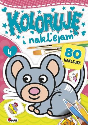 Okładka książki Koloruję i naklejam 4