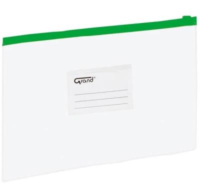 Opakowanie Koperta A4 na suwak zielony GRAND