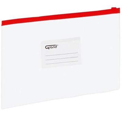 Opakowanie Koperta A5 na zamek strunowy czerwony GRAND
