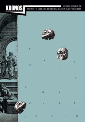 Kronos 3/2016 Koniec uniwersytetu. Autor:   Praca zbiorowa. SmakLiter.pl Okładka książki Kronos 3/2016 Koniec uniwersytetu