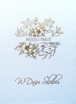 Opakowanie Książeczka welurowa Młodej Parze KM-04